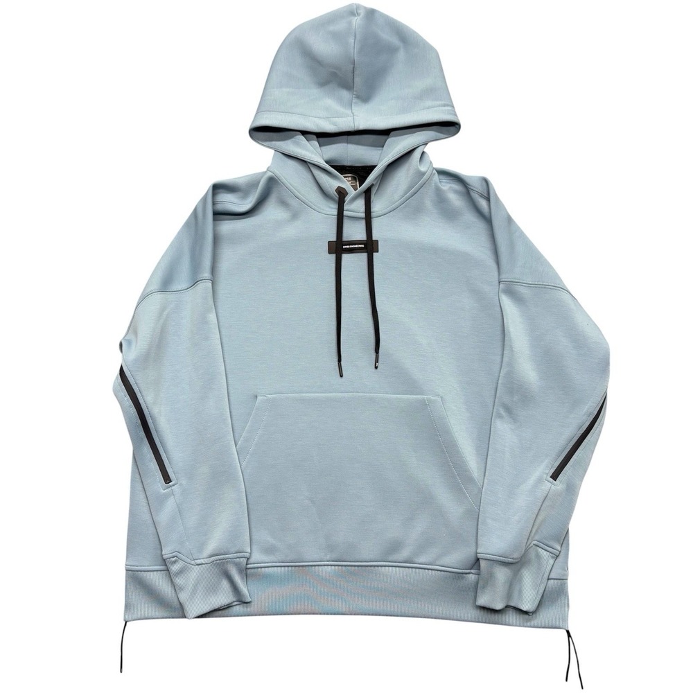 On Women's Hoodie Size XL Blue Running Performance Activewear Tech